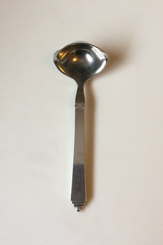 Georg Jensen Sterling Silver (Steel)Pyramid Sauce Spoon No 154