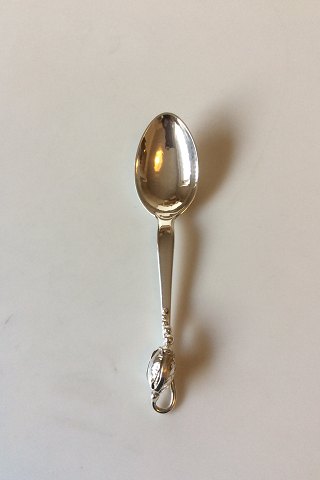 Georg Jensen Sterling Silver Blossom No 84 Dessert Spoon No 021.