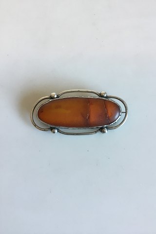 Broche Silver 826S with Amber, Skagen, Christian Fjerdingstad