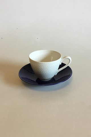 Rorstrand Blå Eld / Blue Fire Coffee Cup and Saucer