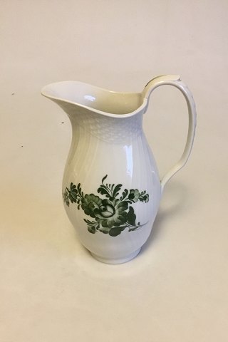 Royal Copenhagen Green Flower Curved Pitcher No 1609