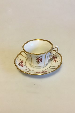 Dahl Jensen Dronning Mocca Cup and Saucer