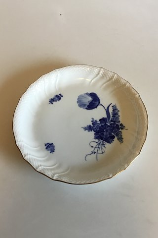 Royal Copenhagen Blue Flower with Gold Round Cake Dish No 1691