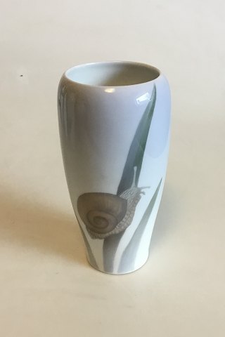 Royal Copenhagen Art Nouveau Vase No with snail 37/235