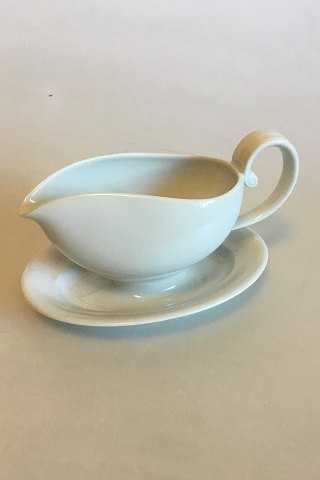 Royal Copenhagen White Magnolia Gravy Boat No. 563