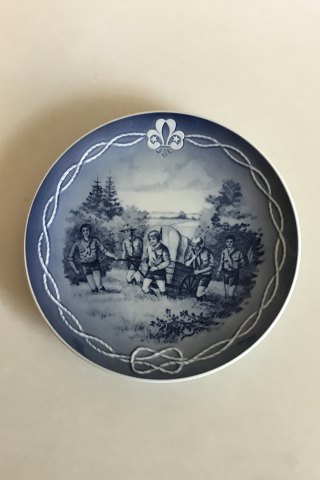 Royal Copenhagen Scout Plate fra 1980.
