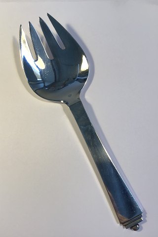 Georg Jensen Silver Pyramid Serving Fork No 112