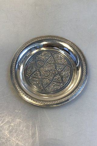 Silver Dish Middle East "Star motif" bottle coaster