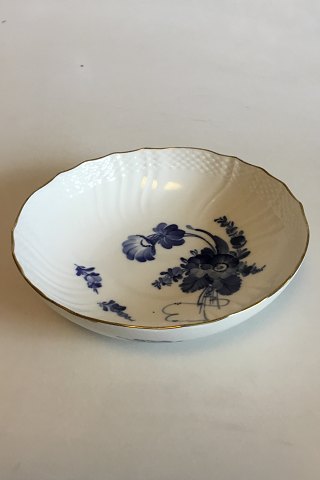 Royal Copenhagen Blue Flower with Gold Round Bowl No 1518