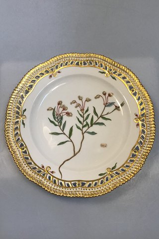 Royal Copenhagen Flora Danica Luncheon Plate No 20/3554 with Pierced Border