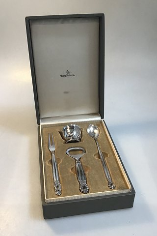 Georg Jensen Sterling Silver Acorn Display set