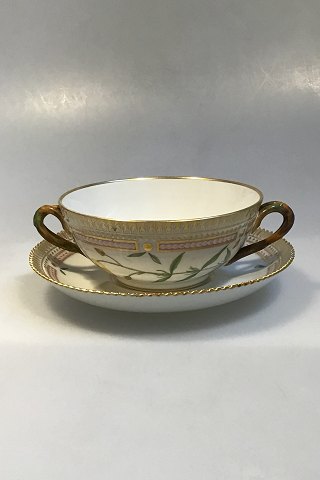 Royal Copenhagen Flora Danica Bouillon Cup with saucer No 20/3612