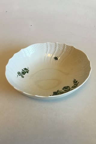 Royal Copenhagen Green Flower Bowl No 1518