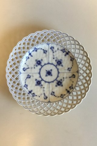 Royal Copenhagen Blue Fluted Full Lace Plate