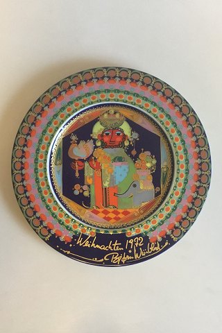 Bjorn Wiinblad Rosenthal Christmas Plate from 1972