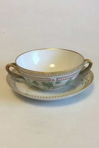 Royal Copenhagen Flora Danica Bouillon Cup with saucer No 20/3612