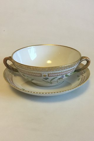 Royal Copenhagen Flora Danica Bouillon Cup with saucer No 20/3612