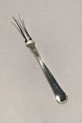 W&S Sørensen Silver Dobbeltriflet Old Danish Cold Cuts Fork