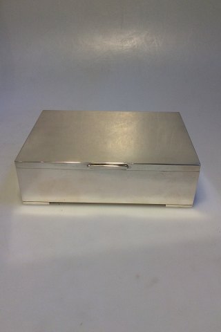 Evald Nielsen Art Deco Silver Cigar Box