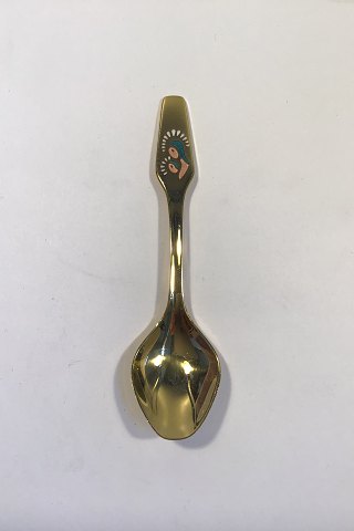 Meka Sterling Silver Gilt Christmas teaspoon 1971