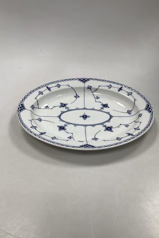 Royal Copenhagen Blue Fluted Half Lace Oval Serving Dish No 533