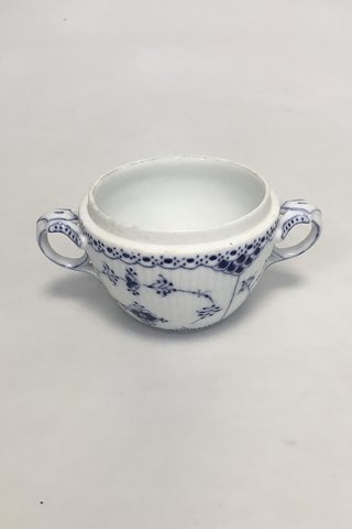 Royal Copenhagen Blue Fluted Half Lace Sugar Bowl No 605. Missing lid.