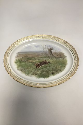 Royal Copenhagen Flora Danica Game, Hare, Large Serving Tray No 239/3520