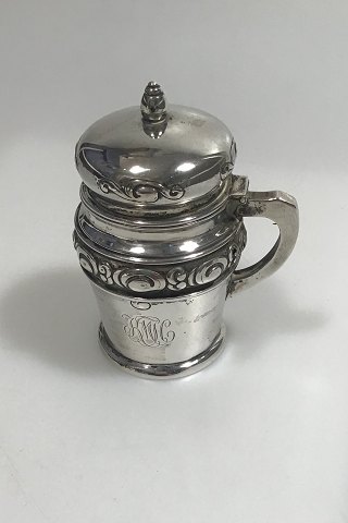 J Holm Silver Mustard Pot