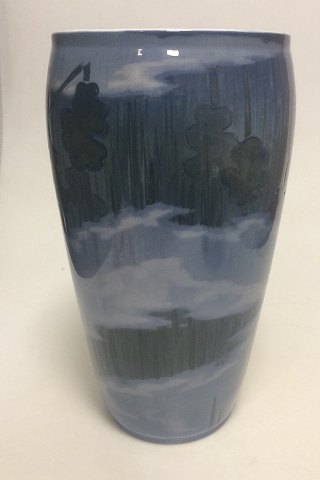 Royal Copenhagen Unique vase by Johanne Louise Oppermann from April 1893 Life in 
the mist