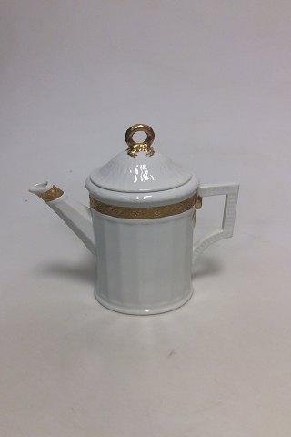 Royal Copenhagen Gold Fan Coffee Pot No. 11553