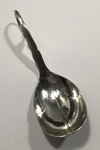 Georg Jensen Sterling Silver Ornamental Serving Spoon No 21