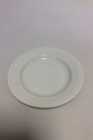 Royal Copenhagen White Flora Danica Pearl Pattern Dinner Plate 3549