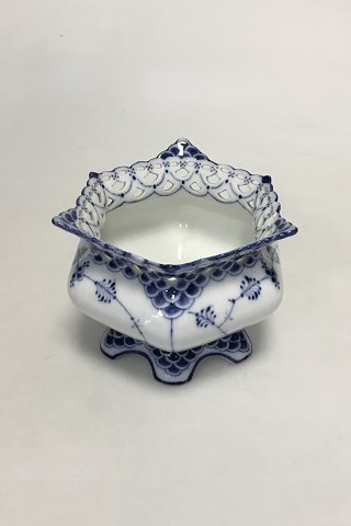 Royal Copenhagen Blue Fluted Full Lace Sugar Bowl No 1114