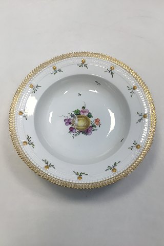 Royal Copenhagen Flora Danica Juliane Marie 
Deep Plate No 17/3545