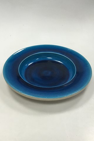 Kahler Ceramics Round stoneware Dish with Turquoise Glaze No 152-32