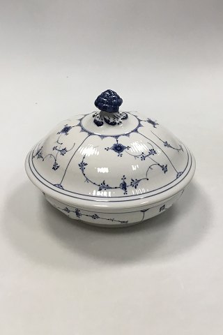 Royal Copenhagen Antique Blue fluted Lidded Bowl No 397