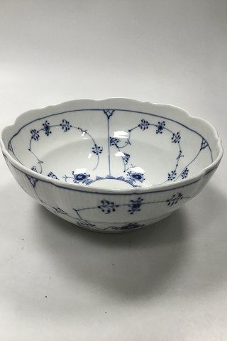 Royal Copenhagen Blue Fluted Plain Salad Bowl No 191