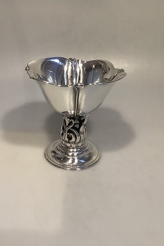 Kay Bojesen Silver Bowl with Stone mounted