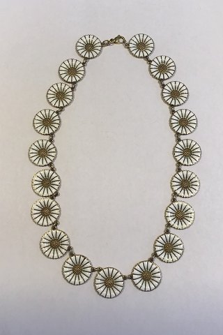 Georg Jensen Gilt Sterling Silver Marguerit (Daisy) Necklace