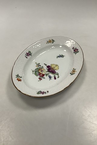 Bing and Grondahl Saxon Flower, White Serving Platter No 318