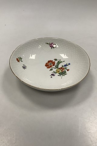 Bing and Grøndahl Saxon Flower, White Bowl No 44