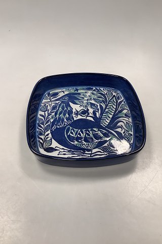 Aluminia/Royal Copenhagen Faience Tenera Bowl with Bird No. 143/2884