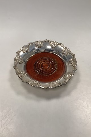 Wine Coaster in Silver Plate English