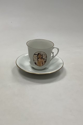 Bing and Grondahl Carl Larsson Coffee Cup and saucer No. 4504 / 305 Motif 4