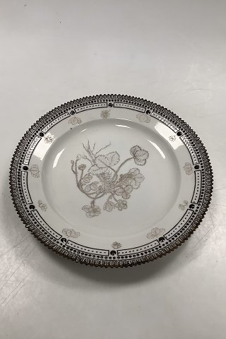 Royal Copenhagen Privat Painted Flora Danica Lunch Plate that is not finished