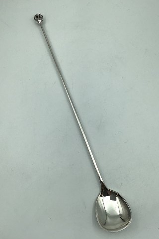 Danish Krone DGS Sterling Silver Cocktail Spoon