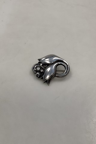 Georg Jensen Sterling Silver Brooch No 100A