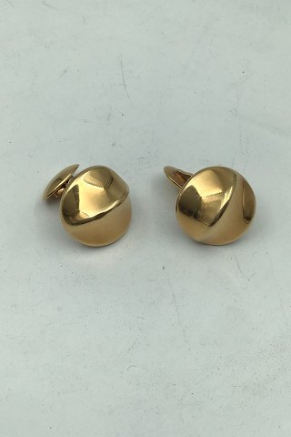 Georg Jensen 18 K Gold Cufflinks No 1081