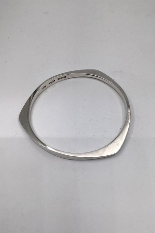 Sølvform/Ole Bent Petersen Sterling Silver Bangle