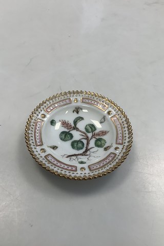 Royal Copenhagen Privat Painted Flora Danica Caviar Dish No 3501